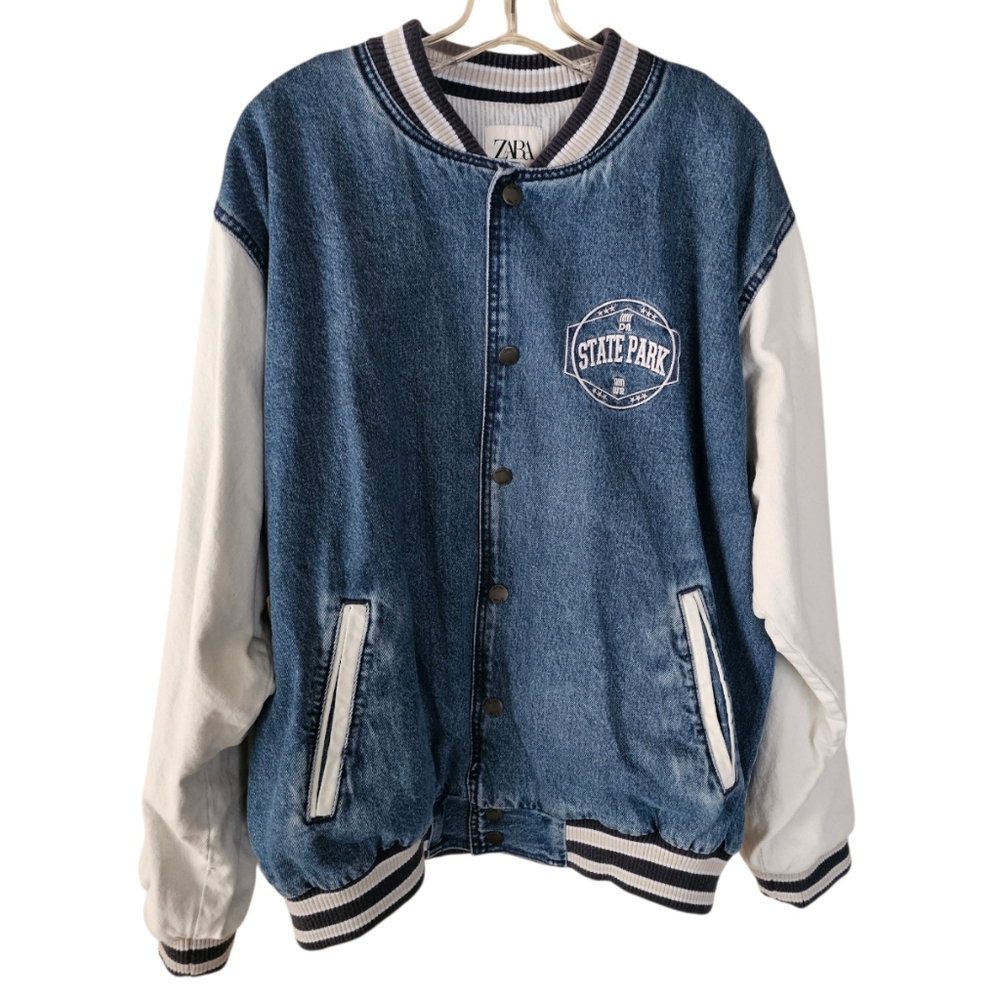 Zara Combination Bomber Jacket
